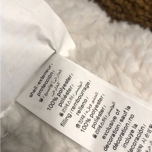 Pottery Barn Ivory Pumpkin Pillow - Picture 3 of 8